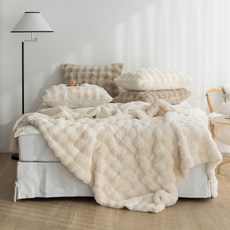 HELLOSLEEP 雲朵貂毛超細纖維棉被兼毛毯