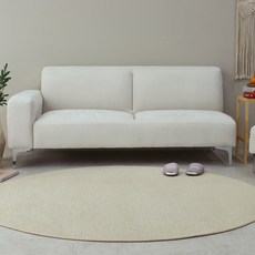 레시앙뜨 비비드 슬럽 워셔블 원형 러그