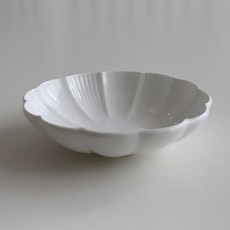 Bloom at home 花園涼菜碗 大, 白色, 1個