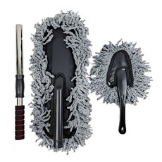 MuscleFriends 車用除塵器灰色2件套, 1套