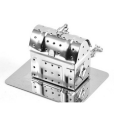 BlueSun 不銹鋼百寶箱泡茶器, 銀, 1個