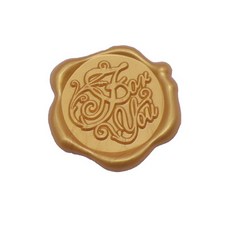 Mihwabujang 成品封蠟 火漆蠟 封口蠟 喜帖, 10個, 03 for you 金色