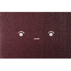 TCR 모던 표정 도어 매트, 브라운