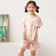 mabellechouchou 女童涼感透氣Nice Day酷涼感短袖上下套裝