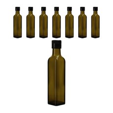 橄欖油方形專用蓋油瓶, 8個, 250ml