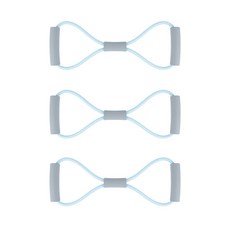 마켓에이 파스텔 8자 튜빙밴드 3p, 블루