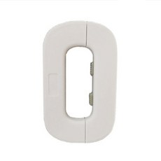 camaneu 簡易黏貼冰箱門鎖 安全鎖裝置, 1個