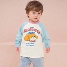 milkmile 兒童可愛小狗拉克蘭大學T恤