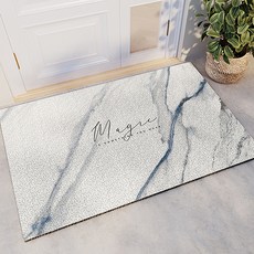 大理石字母鋼圈刮泥地墊, 01