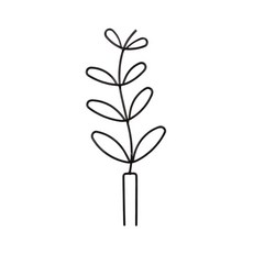 엠제이 화분 받침대 식물 고정 지지대 잎 1형, 1개