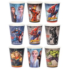 迪士尼漫威紙派對杯 隨機出貨 290ml, 1個