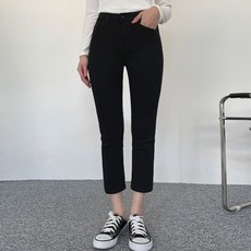 Planday 女款彈力修身直筒棉褲