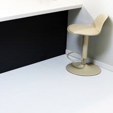 ECKOREA La Floor 黏膠式裝飾地磚 45.5 x 45.5 cm ECB-4551 16片, 白色, 1個