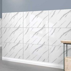 PEONIST 大理石紋自黏裝飾地磚 30 x 60 cm, 5個, 12