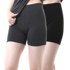 캐리루시 극세사 면기모 3부 속바지 2종 세트