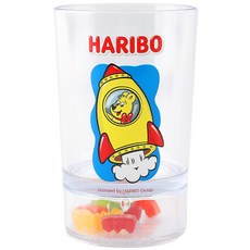 HARIBO 黃金熊透明杯, 藍色, 1個, 200ml