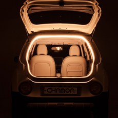 CHAMOA LED燈條 DIY 面發光 後車廂燈 吐司燈 5m, 暖白光, 1個