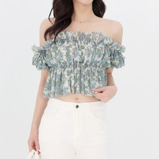 모이르벨라 가든 오프숄더 블라우스 T24SS2-A0057
