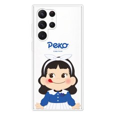 코쿼드 페코 플라워걸 클리어 휴대폰 케이스