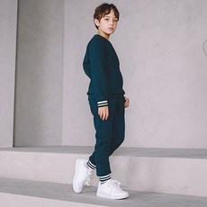 KISPO 兒童Ali Mason刷毛束口褲上下套裝
