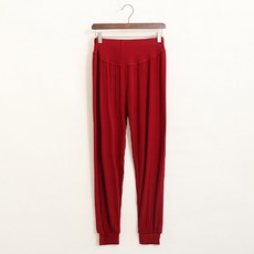 大尺碼柔軟棉莫代爾孕婦束口褲