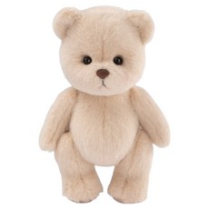 Teddy TaleS Lena Bear 短毛絨毛娃娃 S號 + 購物袋, 20cm, 奶茶色, 1個