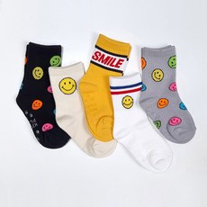 Dear Socks 兒童快樂日中筒襪5件組