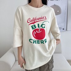 라라온 여성용 체리 박스티 TSP086