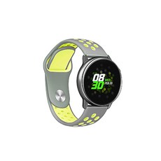 코쿼드 스포츠실리콘밴드 스마트워치 스트랩 42mm, 그레이(옐로우)