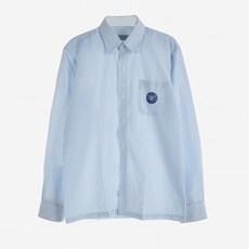 GYOBOKMALL 校服 Mall 天藍色條紋校服襯衫