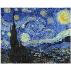 Momofix Painting DIY 油畫繪畫 40 x 50 cm, 梵谷名畫星夜