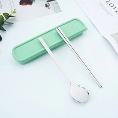 攜帶式簡約餐具套組, 單色, 1套