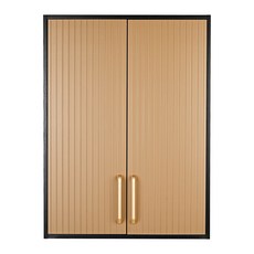 두진 트윈 컬러 욕실수납장, 브라운, 1개