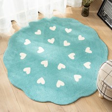 愛心圖案地毯