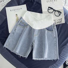 시원 핫한 트렌디 임산부 청반바지