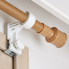 세류홈 커튼봉 모던 25mm + 안뚫어고리 봉 3p 세트, 베이지(커튼봉)
