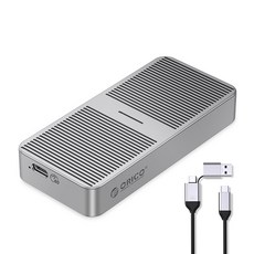 ORICO 奧睿科 M.2 NVMe SSD 外接硬碟盒 USB4 40Gbps M224C3-U4, M224C3-U4(灰色)
