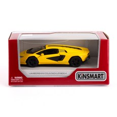 KiNSMAR Lamborghini Countach LPI 800-4 壓鑄模型車 KT5437, 黃色, 1個