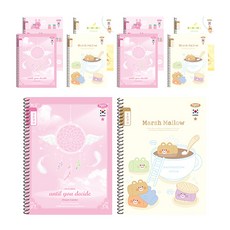 PENPIA 女童印花寫作練習本 10入, 隨機出貨, 1組