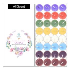 Olebien 香薰燈 8種*4入組, 薰衣草+檸檬+茉莉花+藍膠尤加利+藍莓+櫻桃+玫瑰花園+迷迭香, 32入