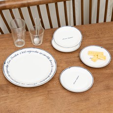 HANKOOK CHINAWARE L'été de Paris 百匯A 餐盤組, 1套, 餐盤 27.5cm + 17cm 4入, 混合色