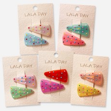 三角形點點啪啪夾10件組