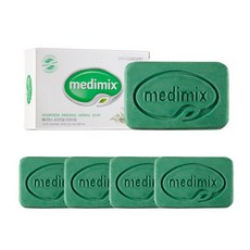 medimix 阿育吠陀草本清潔皂 原味, 80g, 5個