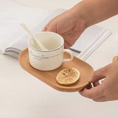 Rappou 橢圓木製托盤, 原木, 1個