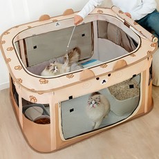 寵物折疊帳篷屋, 淺褐色, 1個