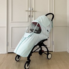 wowbaby Stokke Yoyo 嬰幼兒四季防風推車罩, 1個, 清新薄荷