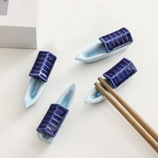 American Road 藍色梨形陶瓷感性湯匙筷架 HR2760