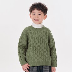 LITTLE RABBIT 兒童C浪紋針織衫