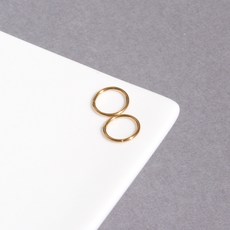 젤루나 써지컬 기본 세그먼트 원터치 링 피어싱 8 x 1 mm P-05 2p