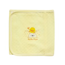 PiYOPiYO 黃色小鴨 包紗夏季特大肚圍 360度溫暖呵護 美國棉紗材質, 黃色